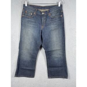 Lucky Brand Womens Size 30 Classic Fit Crop Denim Capri Jeans